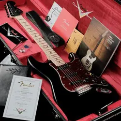 FENDER CUSTOM SHOP CUSTOM BUILT CUSTOM BIG HEAD STRATOCASTER NOS BLACK #GGOCC