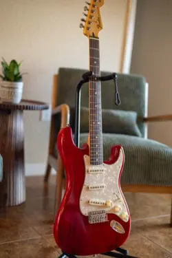 FENDER STANDARD STRAT ELECTRIC GUITAR - CANDY APPLE RED - ROSEWOOD