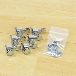 2006 FENDER USA DELUXE STRATOCASTER TELECASTER STAGGERED LOCKING F LOGO TUNERS