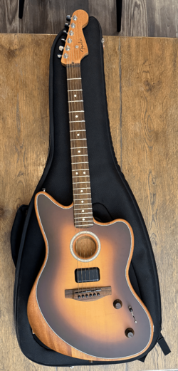 FENDER / ACOUSTASONIC PLAYER JAZZMASTER 2-COLOR SUNBURST W FENDER GIG BAG