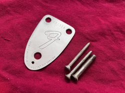 1975 FENDER STRATOCASTER 3-BOLT GUITAR NECK PLATE TELECASTER DELUXE