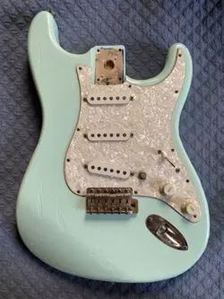 2000 FENDER STRATOCASTER LOADED BODY WITH ACTIVE PICK UPS