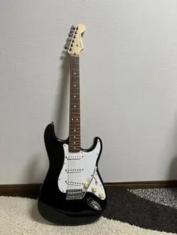 FENDER JAPAN ELECTRIC GUITAR STRATOCASTER BLACK USED PRODUCT SHIPPING FROM JAPAN