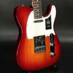 FENDER PLAYER II TELECASTER ROSEWOOD CHAMBERED ASH AGED CHERRY BURST