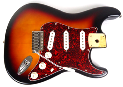 2006 FENDER SQUIER STRAT STRATOCASTER SUNBURST BODY - LOADED - TESTED