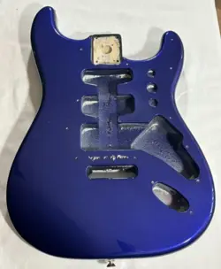 1999 FENDER STRATOCASTER MIM BODY MIDNIGHT BLUE SSS ALDER