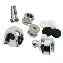 FENDER GUITAR STRAP LOCKS CHROME