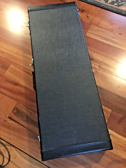 CHROMACAST BLACK TOLEX WOODEN ELECTRIC GUITAR CASE FENDER STRAT TELE