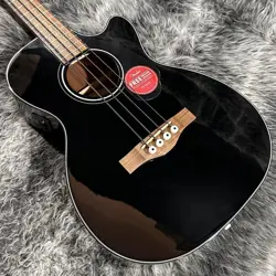 FENDER CB-60SCE USED ACOUSTIC BASS BLACK W/SOFT CASE