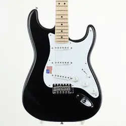FENDER USA ERIC CLAPTON STRATOCASTER VINTAGE NOISELESS PICKUPS BLACK USED