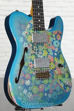 FENDER CUSTOM SHOP LIMITED EDITION '72 TELECASTER THINLINE ROSEWOOD RELIC - AGED