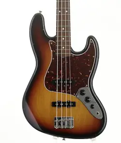 USED  FENDER MEXICO   CLASSIC 60S JAZZ BASS LACQUER 3COLOR SUNBURST NO.RG825