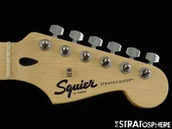 FENDER SQUIER SONIC HT STRAT, NECK   TUNERS GUITAR PARTS STRATOCASTER MAPLE