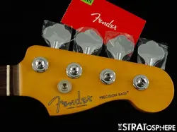 FENDER AMERICAN PROFESSIONAL II PRECISION P BASS NECK   TUNERS, '63 C ROSEWOOD!