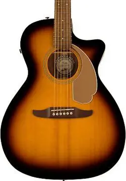 FENDER NEWPORTER PLAYER ACOUSTIC-ELECTRIC GUITAR - SUNBURST