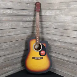 FENDER FA-25 DREADNAUGHT ACOUSTIC GUITAR SUNBURST FINISH AS IS