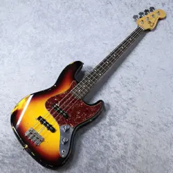 FENDER CUSTOM SHOP 1961 JAZZ BASS HEAVY RELIC 3 TONE SUNBURST MADE IN USA 2019