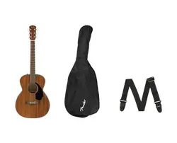 USED FENDER CC-60S CONCERT PACK V2 ALL-MAHOGANY - NATURAL W/ WALNUT FB