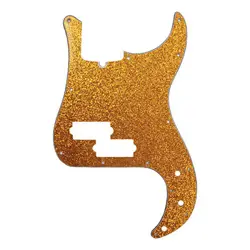 D'ANDREA PRO PICKGUARD FOR FENDER PRECISION/P-BASS - GOLD SPARKLE, DPP-PB-GOS