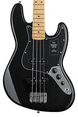 FENDER PLAYER II JAZZ BASS - BLACK WITH MAPLE FINGERBOARD