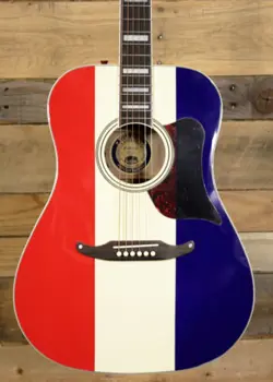 FENDER BUCK OWENS KINGMAN ACOUSTIC/ELECTRIC GUITAR W/  CASE