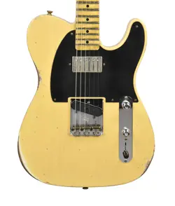 FENDER CUSTOM SHOP 52 HS TELECASTER RELIC IN NOCASTER BLONDE