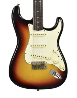 FENDER CUSTOM SHOP 63 STRAT JOURNEYMAN RELIC IN CHOCOLATE 3-TONE SUNBURST