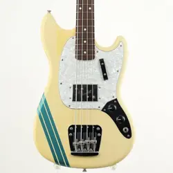 FENDER PAWN SHOP MUSTANG BASS OLYMPIC WHITE WITH STRIPE (2012)