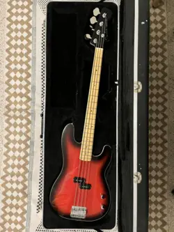 FENDER AERODYNE SPECIAL PRECISION BASS - HOT ROD BURST W/ MAPLE FB