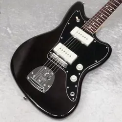 FENDER MADE IN JAPAN FSR HYBRID II JAZZMASTER TRANS BLACK  WITH GIG BAG