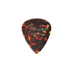 FENDER GUITAR PICK 351 SHAPE SHELL MEDIUM FOR ELECTRIC / ACOUSTIC GUITAR BASS 5