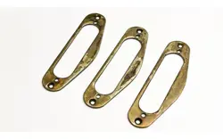 AGP ™ - FENDER ® STRATOCASTER ® STRAT ® - AGED RELIC CHROME PICKUP RING SET