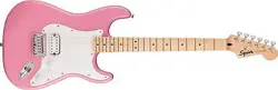 FENDER SQUIRE SONIC STRATOCASTER HT H MAPLE WOOD ELECTRIC GUITAR - FLASH PINK