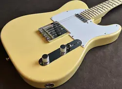 FENDER AMERICAN PERFORMER TELECASTER VINTAGE WHITE USED ALDER BODY W/SOFT CASE