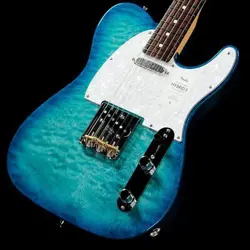 FENDER 2024 COLLECTION MADE IN JAPAN HYBRID II TELECASTER QMT AQUAMARINE WEIGHT: