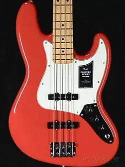 FENDER PLAYER II  JAZZ BASS-CORAL RED-:MX240394774.21KG