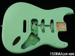 AMERICAN PERFORMER FENDER STRATOCASTER STRAT BODY USA SATIN SURF GREEN