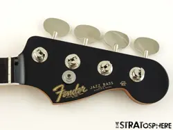FENDER GOLD FOIL J JAZZ BASS NECK   TUNERS BASS GUITAR BOUND 