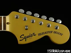 FENDER SQUIER PARANORMAL TROUBLEMAKER TELE DELUXE NECK & TUNERS LAUREL