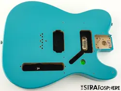 FENDER PLAYER II TELECASTER HH TELE BODY GUITAR PARTS, ALDER, AQUATONE BLUE