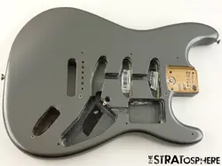 AMERICAN FENDER CLAPTON STRAT BODY, USA STRATOCASTER GUITAR PEWTER