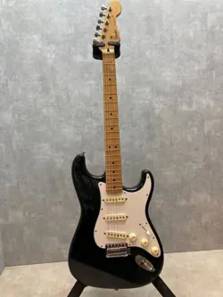 FENDER JAPAN ST-43 STRATOCASTER BLACK ELECTRIC GUITAR  FROM JAPAN
