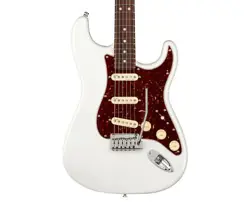 FENDER AMERICAN ULTRA STRATOCASTER - ARCTIC PEARL W/ ROSEWOOD FB