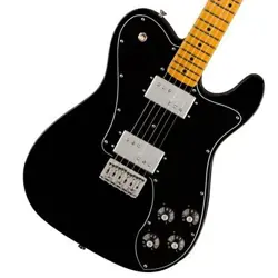 FENDER AMERICAN VINTAGE II 1975 TELECASTER DELUXE MAPLE BLACK #GG49Z