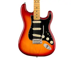 FENDER ULTRA LUXE STRATOCASTER - PLASMA RED BURST W/ MAPLE FB