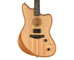 USED FENDER AMERICAN ACOUSTASONIC JAZZMASTER NATURAL W/ EBONY FB