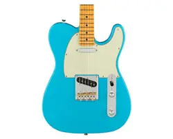 USED FENDER AMERICAN PROFESSIONAL II TELECASTER - MIAMI BLUE W/ MAPLE FB