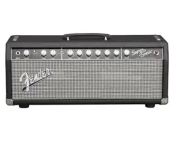 USED FENDER SUPER-SONIC 22 22-WATT TUBE GUITAR HEAD - BLACK/SILVER