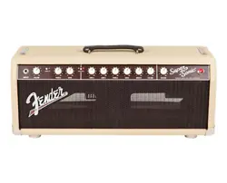 USED FENDER SUPER-SONIC 22 22-WATT TUBE GUITAR HEAD - BLONDE