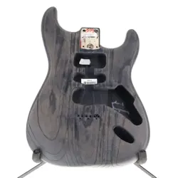 RARE FENDER AMERICAN PRO II STRATOCASTER BODY ASH SANDBLASTED BLACK FINISH